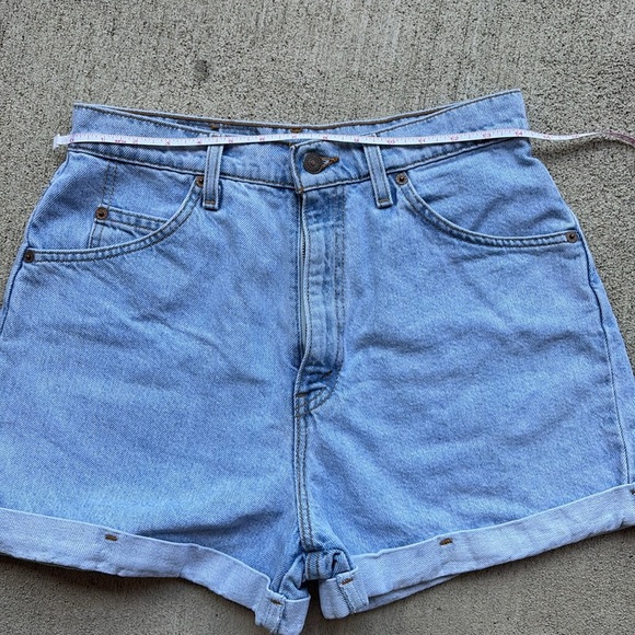 Vintage Orange Tab Levi's Women's Denim Jean Shorts style 954 - Picture 5 of 6